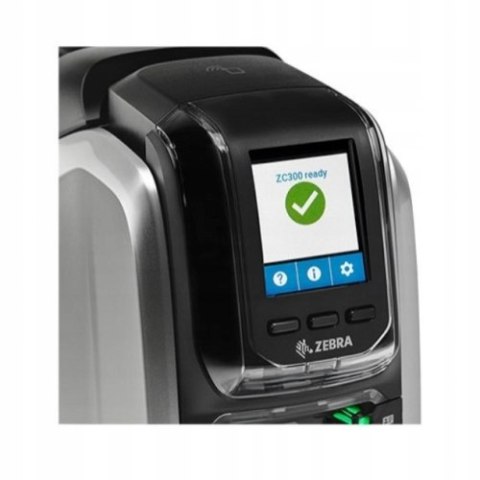 Drukarka kart Zebra ZC300 jednostronna, USB, + 200kart Zestaw