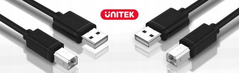 Kabel Unitek USB do drukarki 5m Y-C421GBK