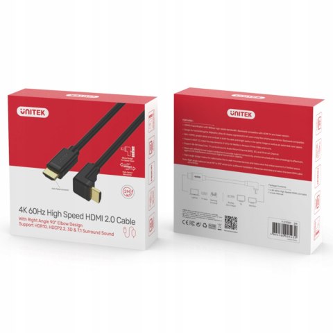 Kabel Unitek Y-C1002 HDMI - HDMI 3 m