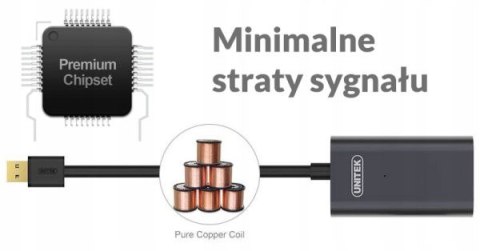 Przedłużacz Y-3005 USB 3.0 wzmacniacz sygnału