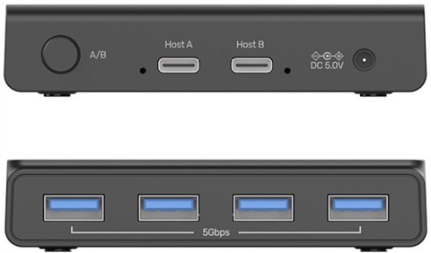 Przełącznik KVM Unitek H1310A 4x USB-A