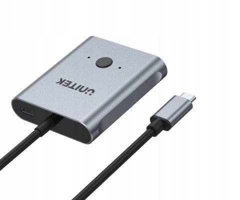 Przełącznik dwukierunkowy Unitek D1078A USB-C 4K