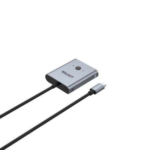 Przełącznik dwukierunkowy Unitek D1078A USB-C 4K