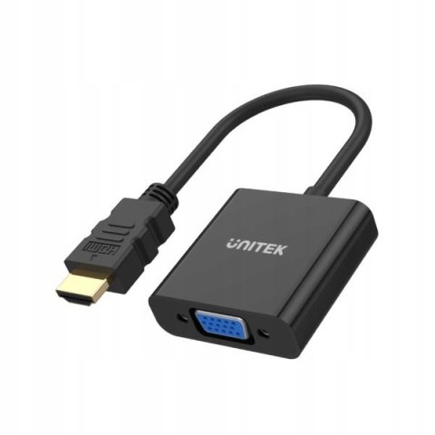 UNITEK Adapter HDMI to VGA + AUDIO; Y-6333