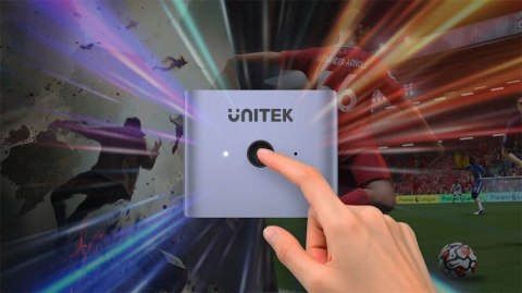 Unitek Dwukierunkowy przełącznik DP 1.4 8K 2-na-1