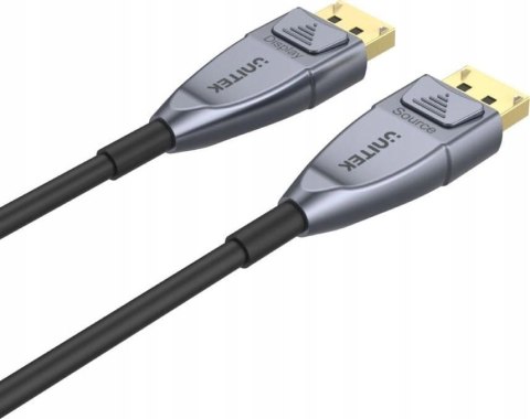 Unitek kabel optyczny DisplayPort 1.4 AOC 8K 15m