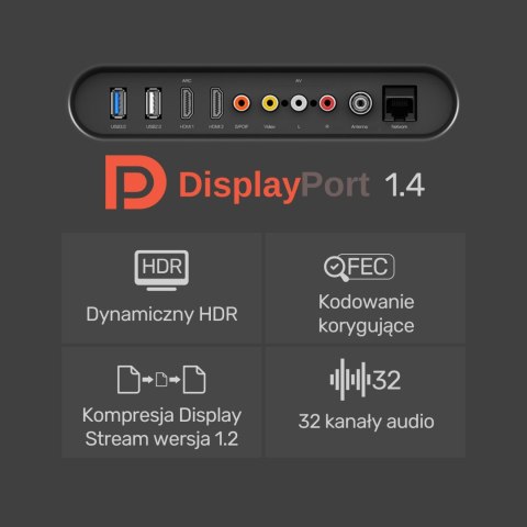 Unitek kabel optyczny DisplayPort 1.4 AOC 8K 15m