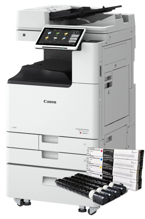 Canon imageRUNNER ADVANCED DX C3926i kopiowanie, drukowanie i skanowanie sieciowe, DADF, DUPLEX, Szafka, komplet tonerów