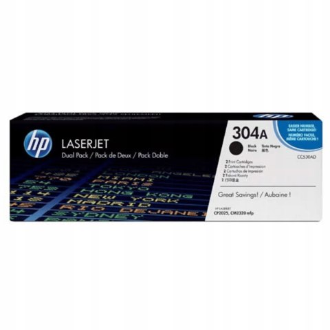 HP Color LasterJet CC530AD 2-pak