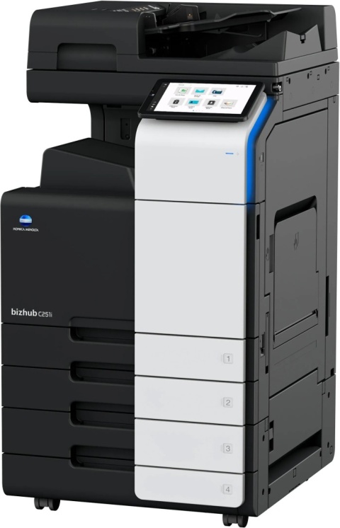 Konica Minolta bizhub C361i + DF-632 + DK-516 + tonery TN-328 CMYK – kolorowa kserokopiarka A3 36 str./min