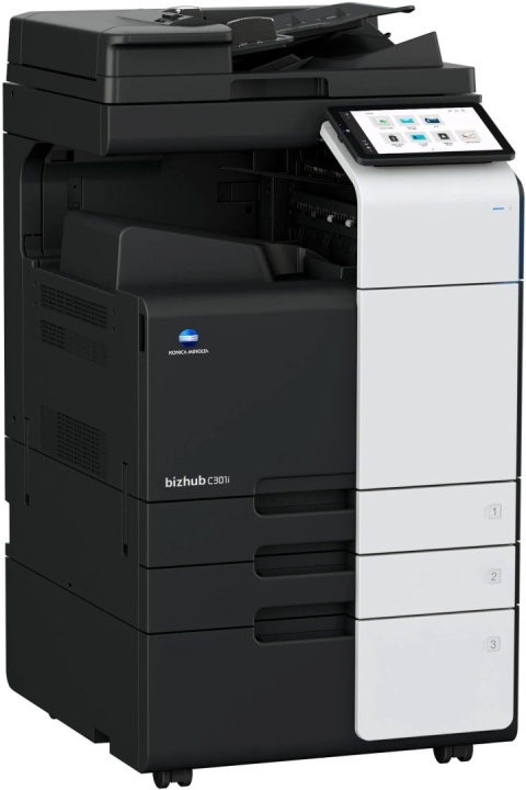Konica Minolta bizhub C361i + DF-632 + DK-516 + tonery TN-328 CMYK – kolorowa kserokopiarka A3 36 str./min