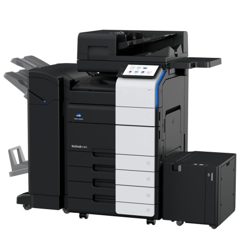 Konica Minolta bizhub C451i + DF-714 + DK-516 + OT-513 + tonery TN-626 CMYK – kolorowa kserokopiarka A3