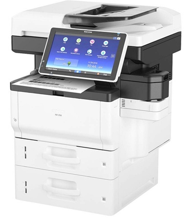 RICOH IM 350 poleasingowa – 35 str./min, SPDF Dual Scan do 80 obr./min, duplex, skan sieciowy, kaseta 500 ark., Gwarancja