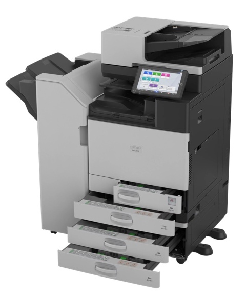 RICOH IM C3010 – nowa kolorowa kserokopiarka A3 30 str., ARDF, duplex, skanowaniem sieciowym, szafka, komplet tonerów startowych