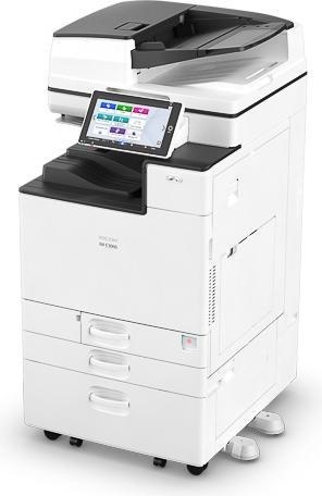 RICOH IM C3500 wielofunkcyjne, kolorowe urządzenie drukujące z prędkością 35 str./min. A4 z sortowaniem i zszywaniem wydruków