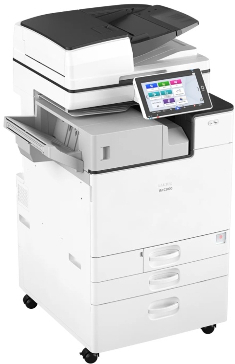RICOH IM C4500A + SPDF DF3120 + PB3280 – poleasingowa kolorowa kserokopiarka A3 Dual Scan, Druk i scan sieciowy
