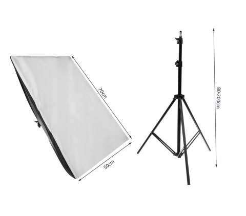 STUDIO SoftBox 1200W zestaw lamp doświetlających