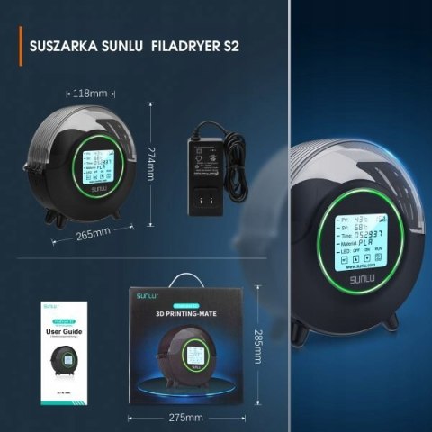 SUNLU Fila Dryer S2 - Suszarka do filamentu