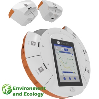 SenseDisc Pro Enviro & Ecology, GPS, akcelerometr, barometr, wysokościomierz, 12 sond profilowanych do badań środowiskowych