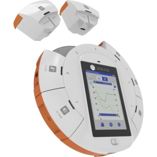 SenseDisc Pro - stacja bazowa, wyświetlacz 3.5", komunikacja USB lub Bluetooth, GPS, akcelerometr, barometr, wysokościomierz