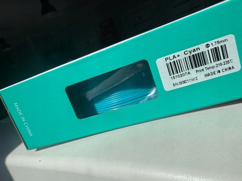Sunlu Filament PLA+ Cyan 1000g