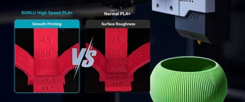 Sunlu Filament PLA+ Red 1000g