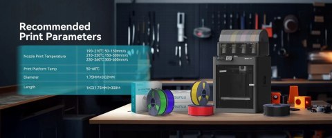 Sunlu Filament PLA+ Red 1000g