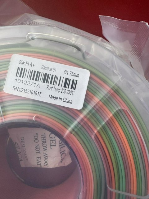 Sunlu Filament Silk PLA+ Rainbow 01 1000g