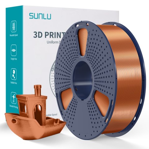 Sunlu Filament Silk PLA+ Red Copper 1000g