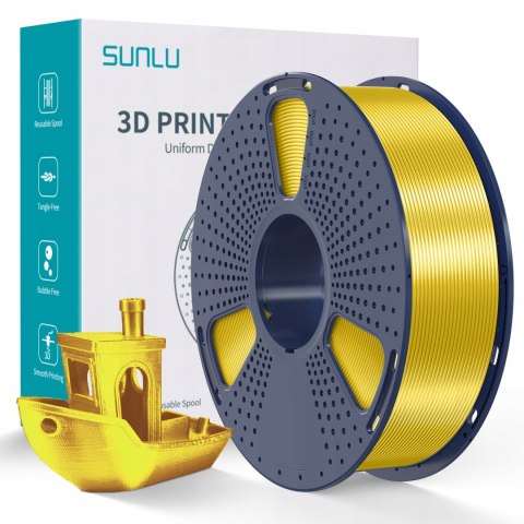 Sunlu Filament Silk PLA+ Yellow 1000g