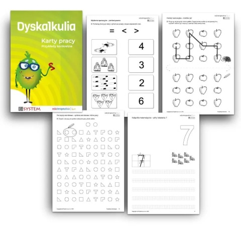 Dyskalkulia – 157 kart pracy do terapii trudności matematycznych i rozwoju myślenia operacyjnego