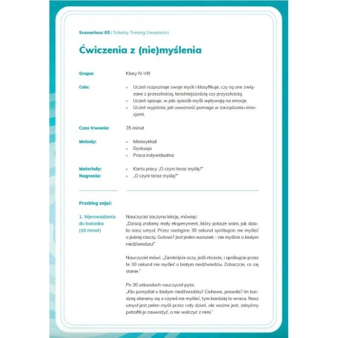 Eduterapeutica Lux – Szkolny Trening Uważności – koncentracja, emocje i dobrostan uczniów