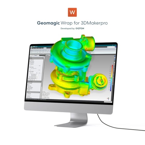 Geomagic Wrap for 3DMakerpro Lite – profesjonalne oprogramowanie do obróbki chmur punktów i siatek 3D