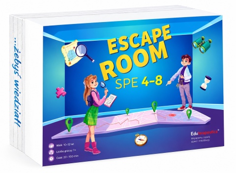 Gra ESCAPE ROOM SPE 4–8 – kreatywna terapia, logiczne myślenie i współpraca dla uczniów 10–14 lat