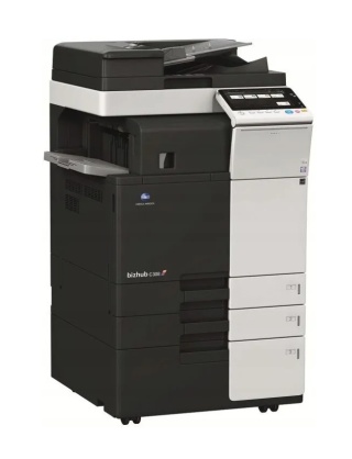 Konica Minolta bizhub C308 + DF-629 + PC-210 – kolorowa kserokopiarka A3 poleasingowa, kolor 30 str./min, duplex, skan sieciowy