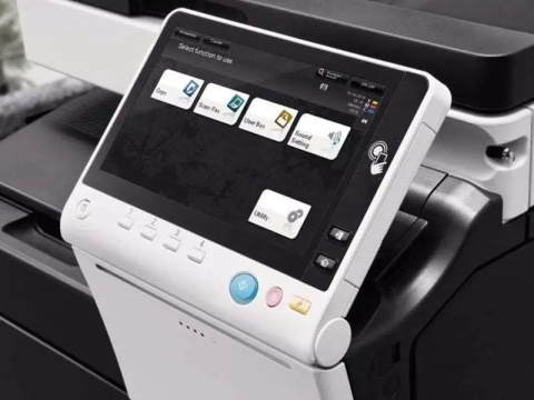 Konica Minolta bizhub C308 + DF-629 + PC-210 – kolorowa kserokopiarka A3 poleasingowa, kolor 30 str./min, duplex, skan sieciowy
