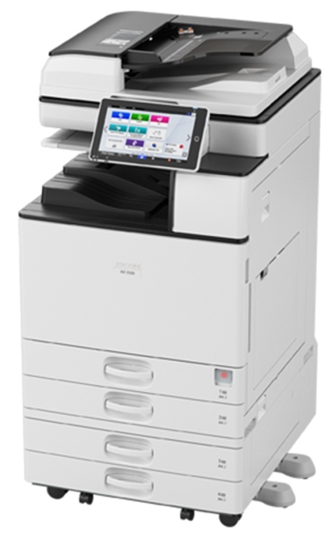 RICOH IM C3000 + ARDF DF3110 + PB3280 – wydajne centrum obsługi dokumentów A3 w wygodnym modelu Dzierżawy–Najmu