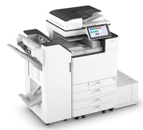 RICOH IM C3000 + ARDF DF3110 + PB3280 – wydajne centrum obsługi dokumentów A3 w wygodnym modelu Dzierżawy–Najmu