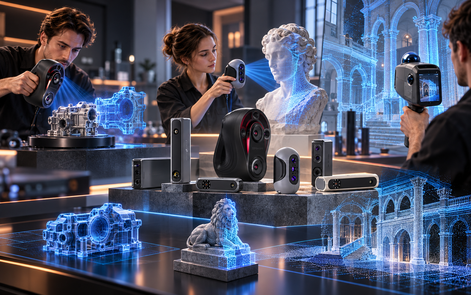 Skanery 3DMakerpro – od precyzyjnej inżynierii odwrotnej po cyfrowe odwzorowanie całych obiektów. Kompletny przegląd technologii, modeli i zastosowań