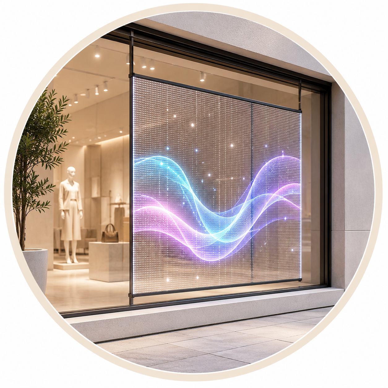 Wyświetlacze Transparentne LED (Clear LED)
